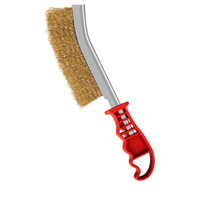 钢丝刷带柄刀刷不锈钢丝刀刷镀铜丝刷除锈烧烤铁刷子清洁刷铁丝