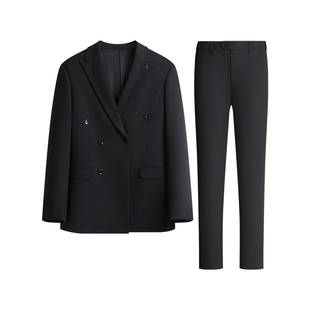 杉杉官方西服套装男士正装结婚2026冬季新款高级感抗皱易打理西装