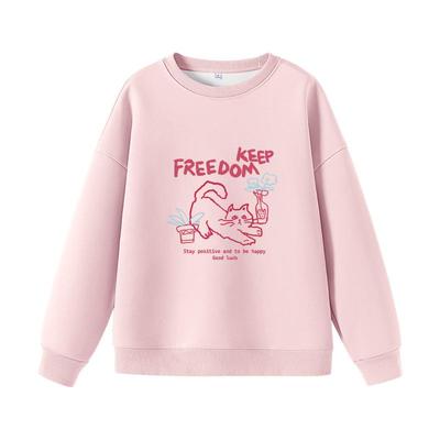 班尼路圆领加绒卫衣保暖套头外套