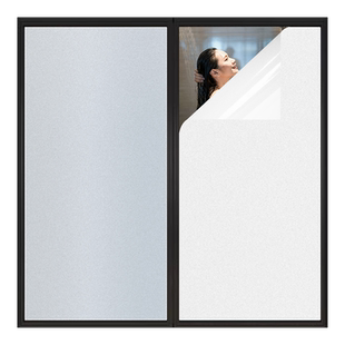 磨砂玻璃贴纸透光不明浴室卫生间厕所门窗户贴膜防走光隐私防窥膜