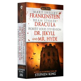 科学怪人 弗兰肯斯坦 吸血鬼伯爵德古拉 化身博士 英文原版 Frankenstein Dracula Dr Jekyll and Mr Hyde 科幻小说 进口英语书籍