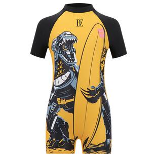 BE范德安2026 儿童连体泳衣男中大童连体泳衣男童游泳专用冲浪