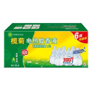 榄菊电热蚊香液无香无味家用
