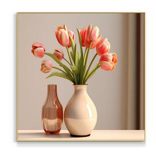 轻奢高端餐厅装饰画客厅沙发背景墙挂画现代简约单幅卧室墙上壁画