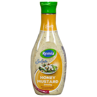 蜂蜜芥末味沙拉酱三文鱼海鲜沙律酱色拉酱HONEY MUSTARD DRESSING