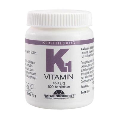 Natur丹草集维生素K1营养补充呵护骨骼健康助增骨密度促凝血100片