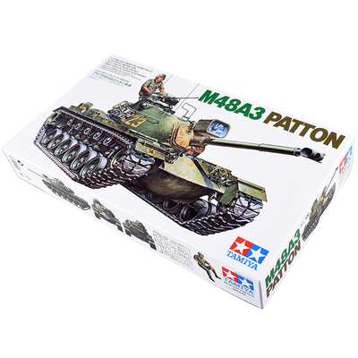 田宫拼装坦克美国M48A3巴顿中型