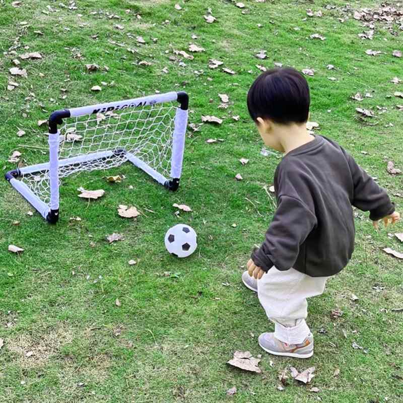 儿童户外草坪玩具折叠足球门儿童踢足球玩具龙门架幼儿园户外运动