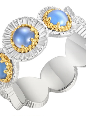 时尚高级设计感清新气质戒指