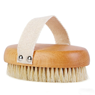 洗澡刷日式猪鬃沐浴刷软毛搓后背刷子搓澡巾神器美体按摩身体干刷