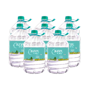 乐百氏天然水桶装水饮用非矿泉水煲汤泡茶家庭整箱5L*8桶