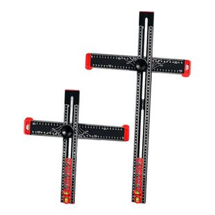 多功能二合一组合丁字尺 60CM木工活动角尺划线打孔定位神器T型尺