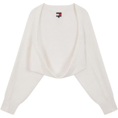 Tommy女士蝙蝠袖宽松短款针织衫