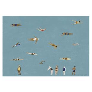 瑞典设计fine little day小众艺术家居装饰画客厅卧室挂画ins摆画