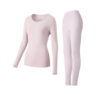 棉竹屋秋衣秋裤女款保暖内衣套装女士冬季棉毛衫女款内搭打底衫