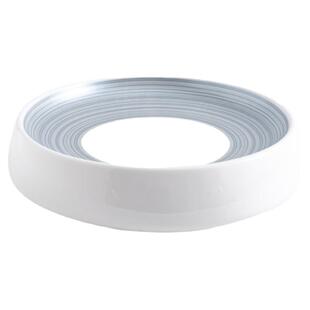 精致圆形托盘时尚立体鼓形意境融合菜浅盘轻奢冷菜位上点心摆盘子