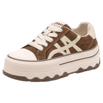 星期六新款厚底帆布鞋女运动板鞋