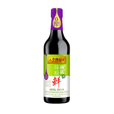 李锦记薄盐味极鲜500mL/瓶
