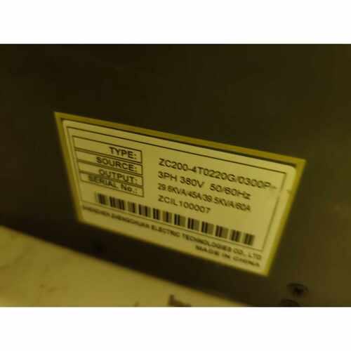 溢价-ZC200-4T0220G/0300P 变频器 380V 三