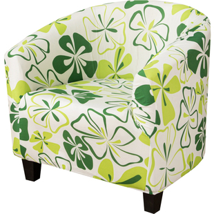 半圆弧形单人沙发套罩笠全包万能套座垫巾美甲盖布儿童小沙发椅套