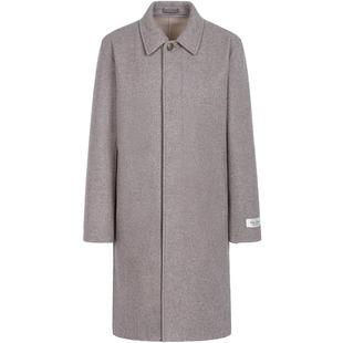 含山羊绒 BEANPOLE滨波 男士时尚休闲优雅含桑蚕丝行政风大衣外套