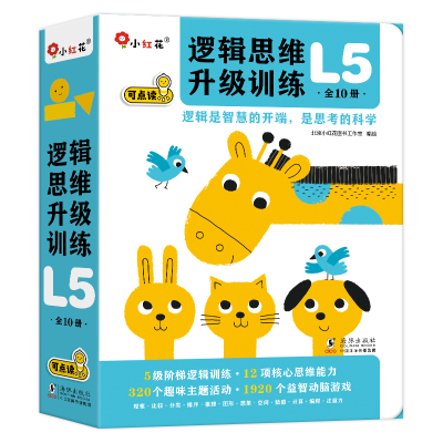 小红花逻辑思维升级训练游戏书