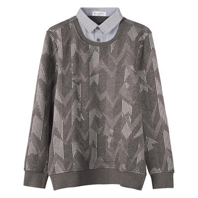 好波秋衣男款加绒内衣修身保暖男装打底衣衬衫领口打底衣HCS2401