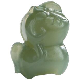 属虎本命年三合手链天然和田玉十二生肖马吊坠手机坠挂件生日礼物