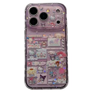 超仙闪粉卡通可爱三丽鸥适用苹果17Promax手机壳iphone16pro新款15pro小众13可爱14pro硅胶17pro创意少女全包