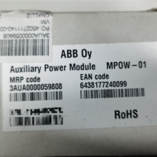 议价现货实价MPOW-01 全新ABB变频器辅助电源扩展模块3AUA0000059