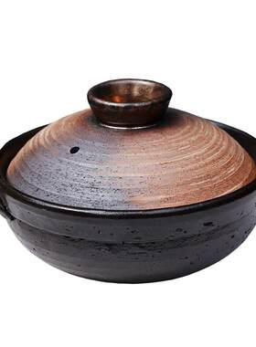 金彩土锅日本进口万古烧煲仔饭