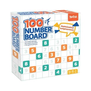 Yaofish磁性多功能百数板蒙氏教具1-100数字益智玩具儿童幼小衔接