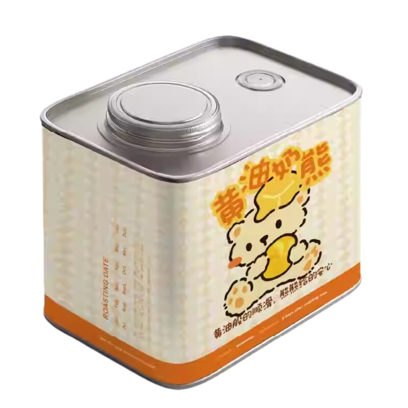 littlemango黄油奶熊意式拼配咖啡豆深烘培油脂丰富阿拉比卡200g