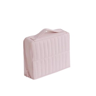 手提便携化妆包大容量秋冬简约护肤品化妆刷收纳包立体式分区小众