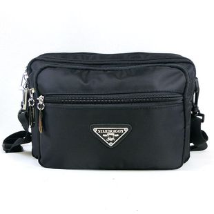 男女士多层收钱收款包生意腰包男单肩斜挎包实用女小方包休闲胸包