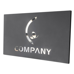 个性店铺工作室酒店创意公司门牌定制实心金属户外广告牌门头招牌