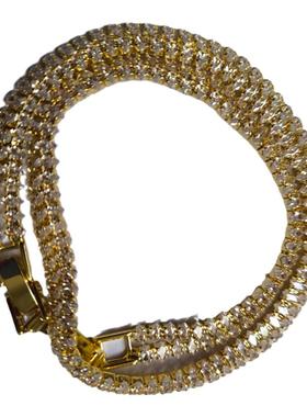 DASEIN ACC欧美波西米亚风项链双层锆石钻链【五折清仓】