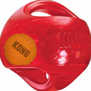 Kong美国异形发声球足球JUMBLER猫狗宠物户外水上巡回拔河玩具
