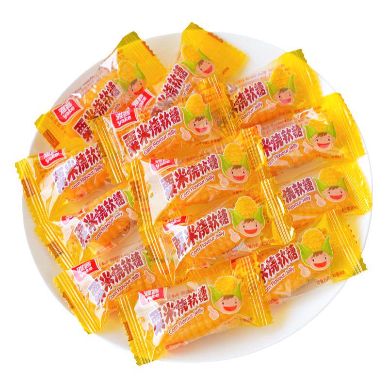 雅客玉米味软糖水果糖年货
