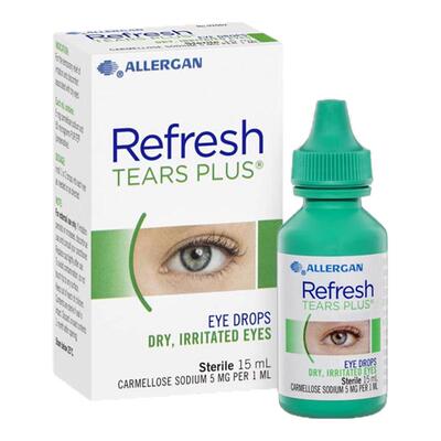 新西兰药房Refresh人工泪液替代滴眼液滋润保湿干眼症缓解疲劳干