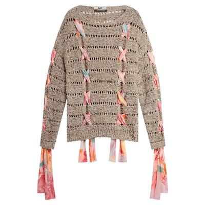 itsjyp女装大圆领针织衫时尚