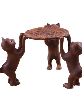 古玩茶具手工配件桌面复古风摆设