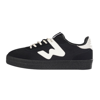 顽刻官方黑武士配色翻毛皮生胶底W系列男女国潮德训滑板鞋