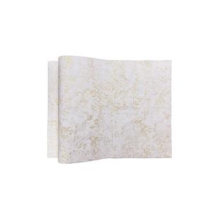 鎏金瀛海纹宣纸白色洒金描金半生熟书法毛笔字国画檀皮宣纸作品纸