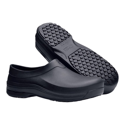 美国SHOESFORCREWS防滑工作鞋专业厨师鞋厨房鞋食品厂鞋防油黑色