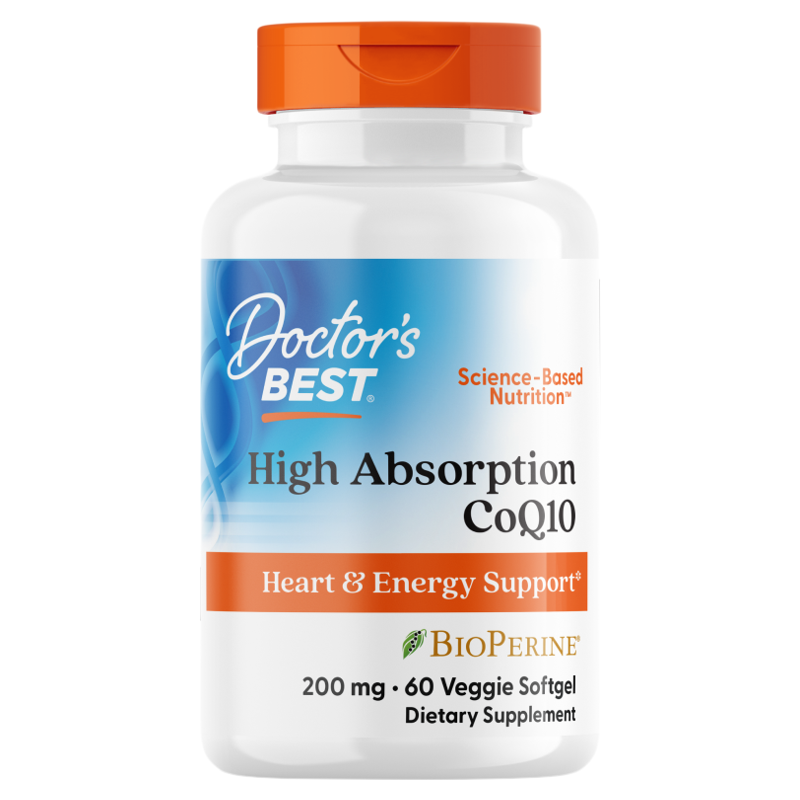 Doctor'sBest多特倍斯金达威进口辅酶coq10胶囊护心200mg*60粒3瓶