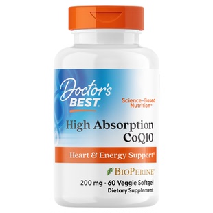 Doctor'sBest多特倍斯金达威进口辅酶coq10胶囊护心200mg*60粒3瓶