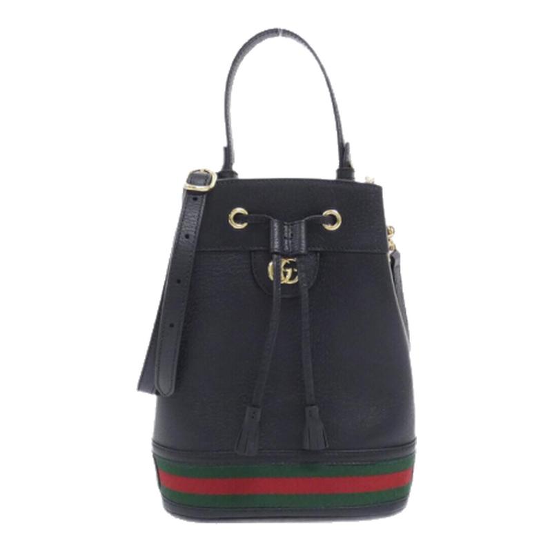 中古GUCCI古驰黑色单肩包