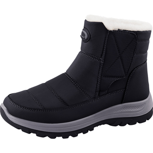 老北京棉鞋男冬季加绒加厚2025新款雪地靴高帮防滑舒适保暖爸爸鞋