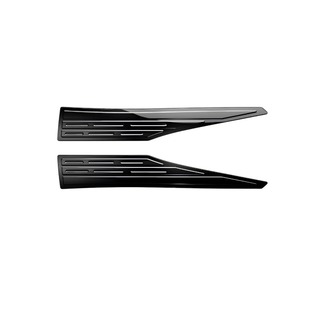 迈腾b9不锈钢304前铲前唇前保险杠防撞条护角前包围前脸改装黑化